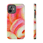 Sour Peach Ringz Phone Case (Apple & Android) - Pink Sweetheart
