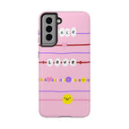 Bestie Bracelets Phone Case (Apple & Android) - Pink Sweetheart
