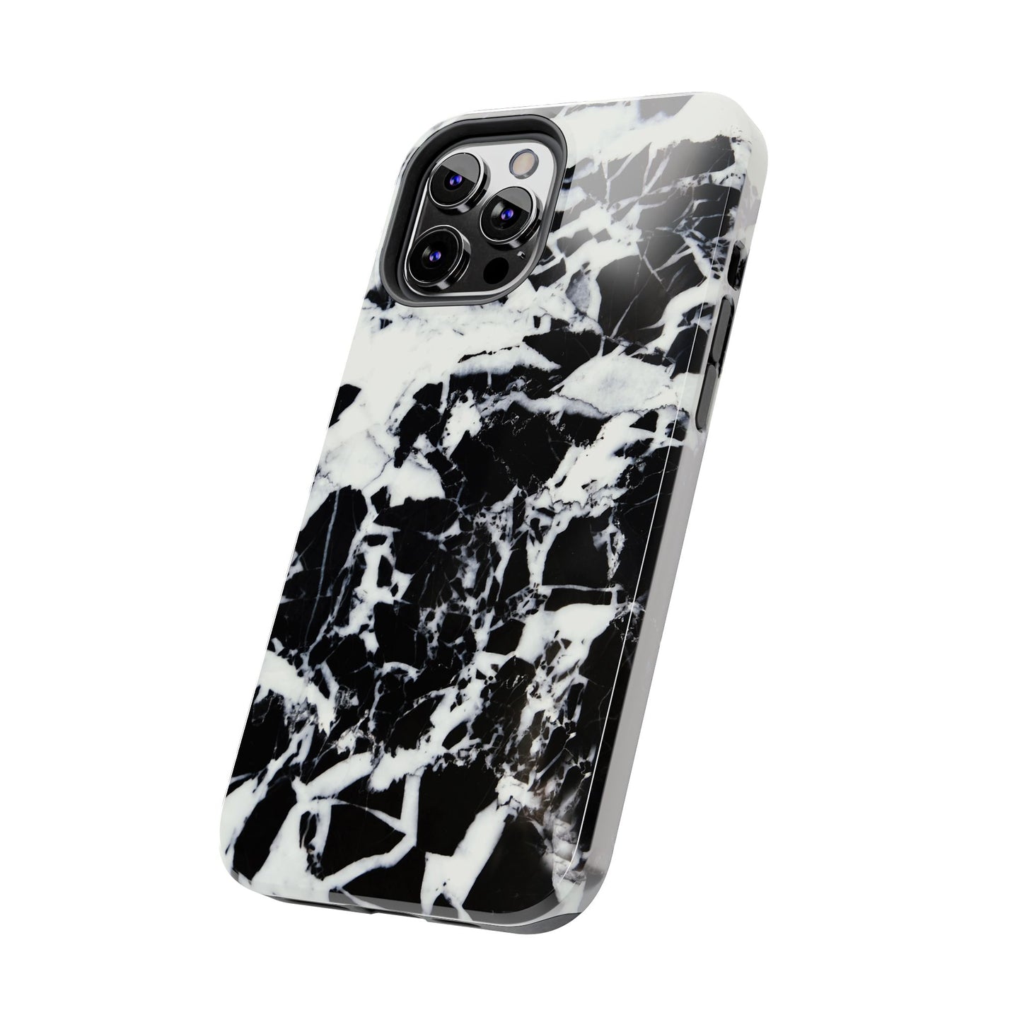 Black & White Shattered Phone Case