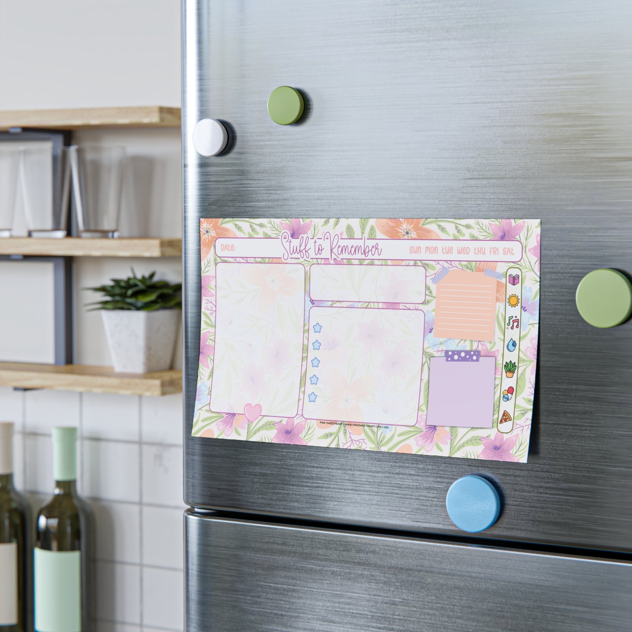 Botanical Garden Sticky Note Pad