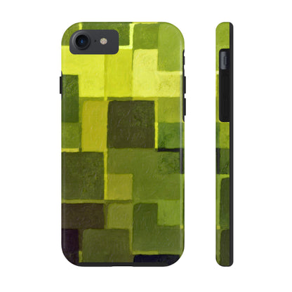 Chartreuse Patchwork Phone Case