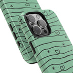 Scribble Love Hearts Phone Case (Apple & Android)