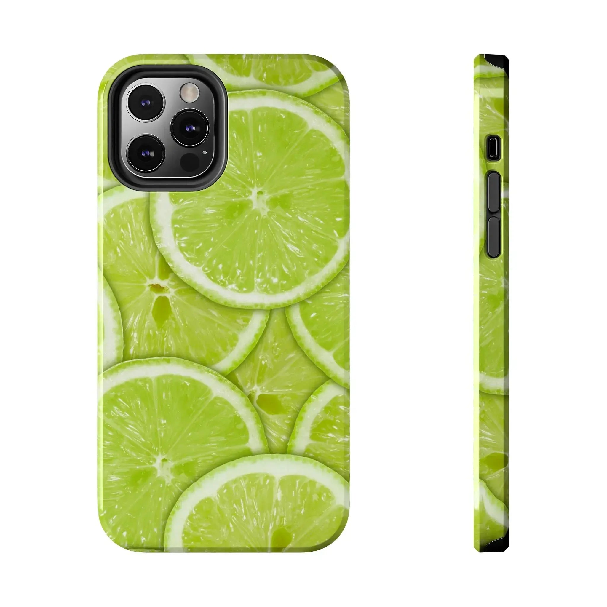 Green Citrus Lime Phone Case (Apple & Android) - Pink Sweetheart