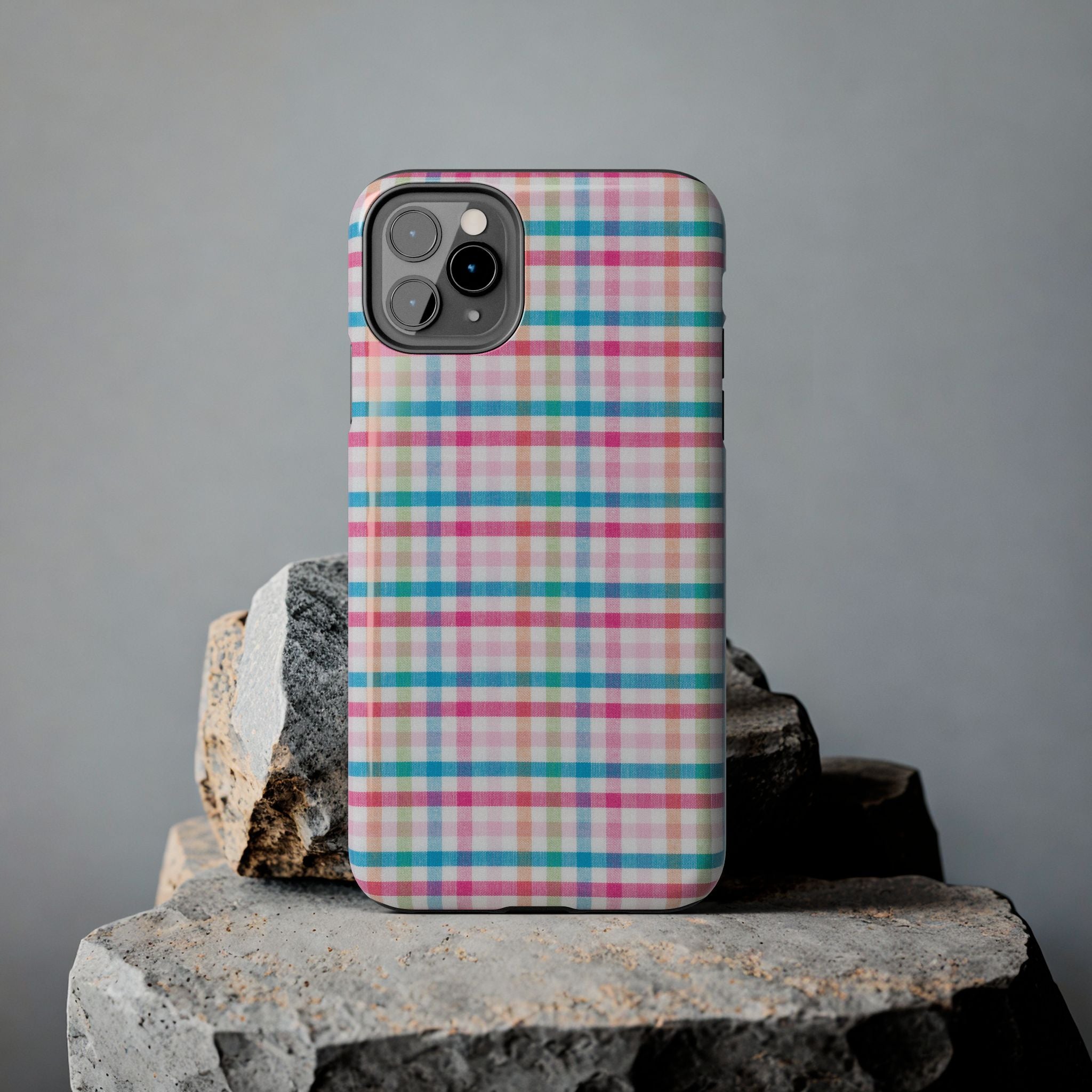 Checked Pattern Phone Case (Apple & Android)