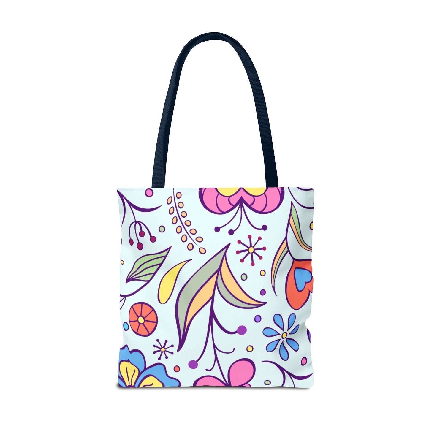 Tranquil Floral Botanicals Tote Bag