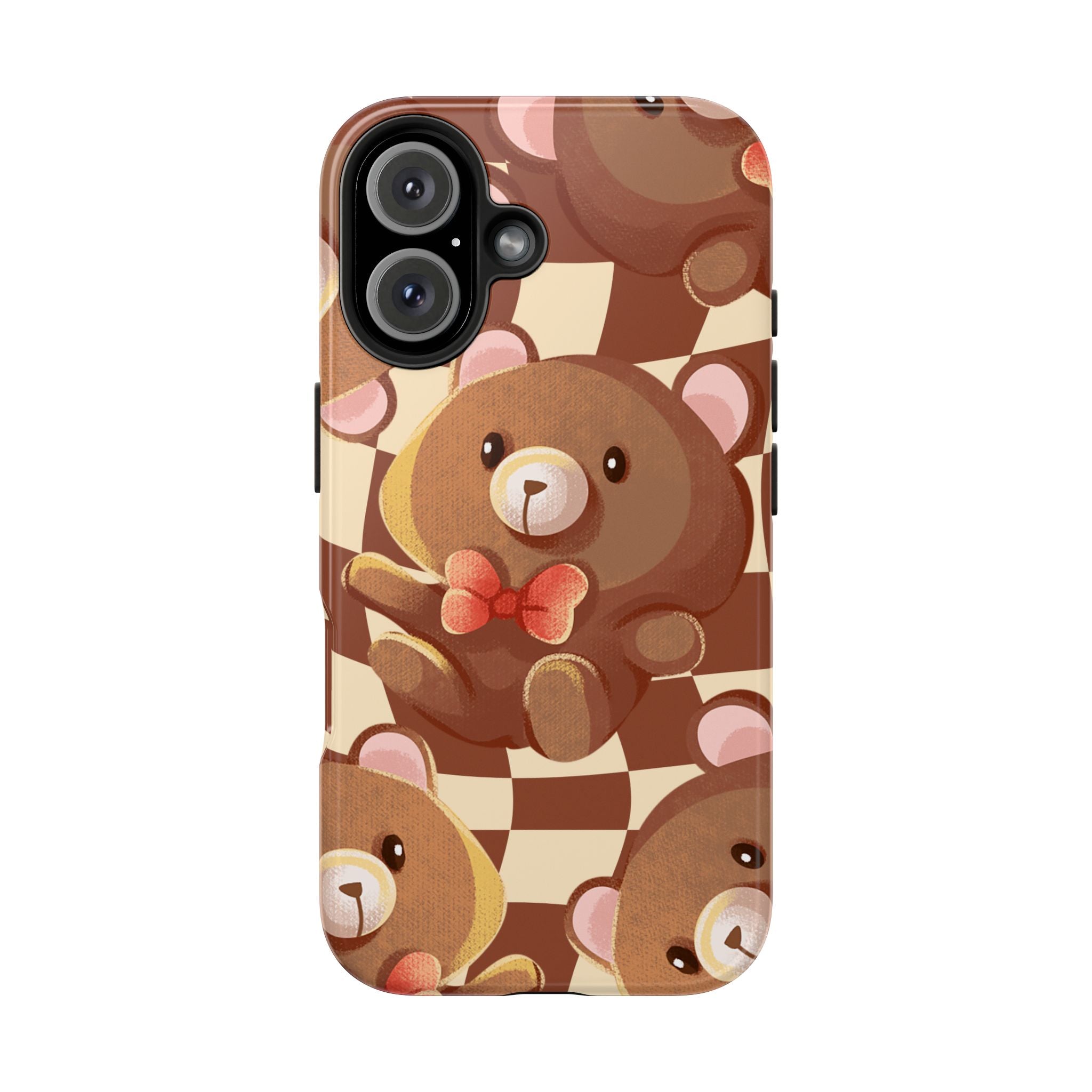 Retro Brown Bear Phone Case (Apple & Android)