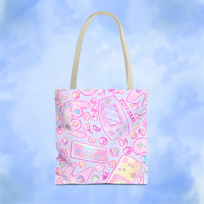 Pink Pastel Gamer Girl Tote Bag