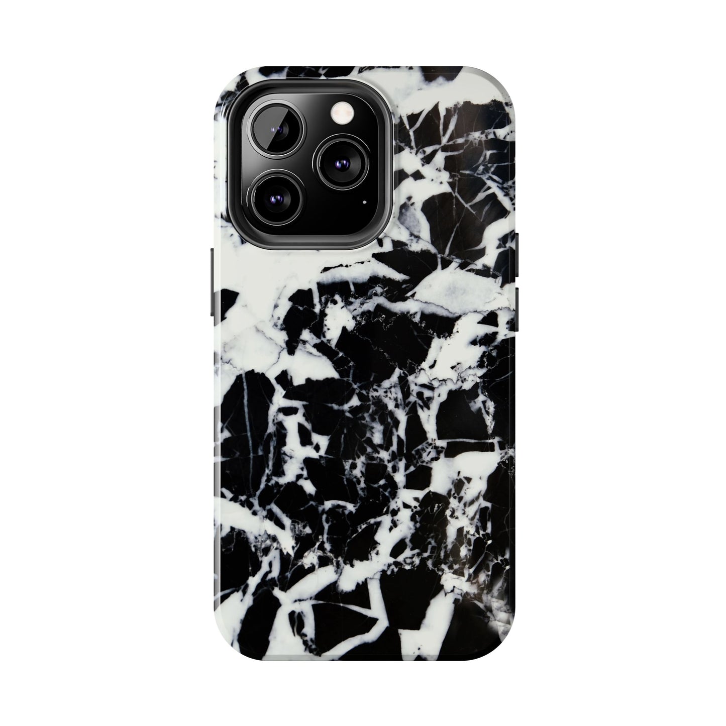 Black & White Shattered Phone Case