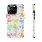 Busy Butterflies Phone Case (Apple & Android) - Pink Sweetheart