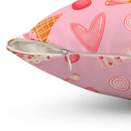 Big Gingerbread House Square Pillow