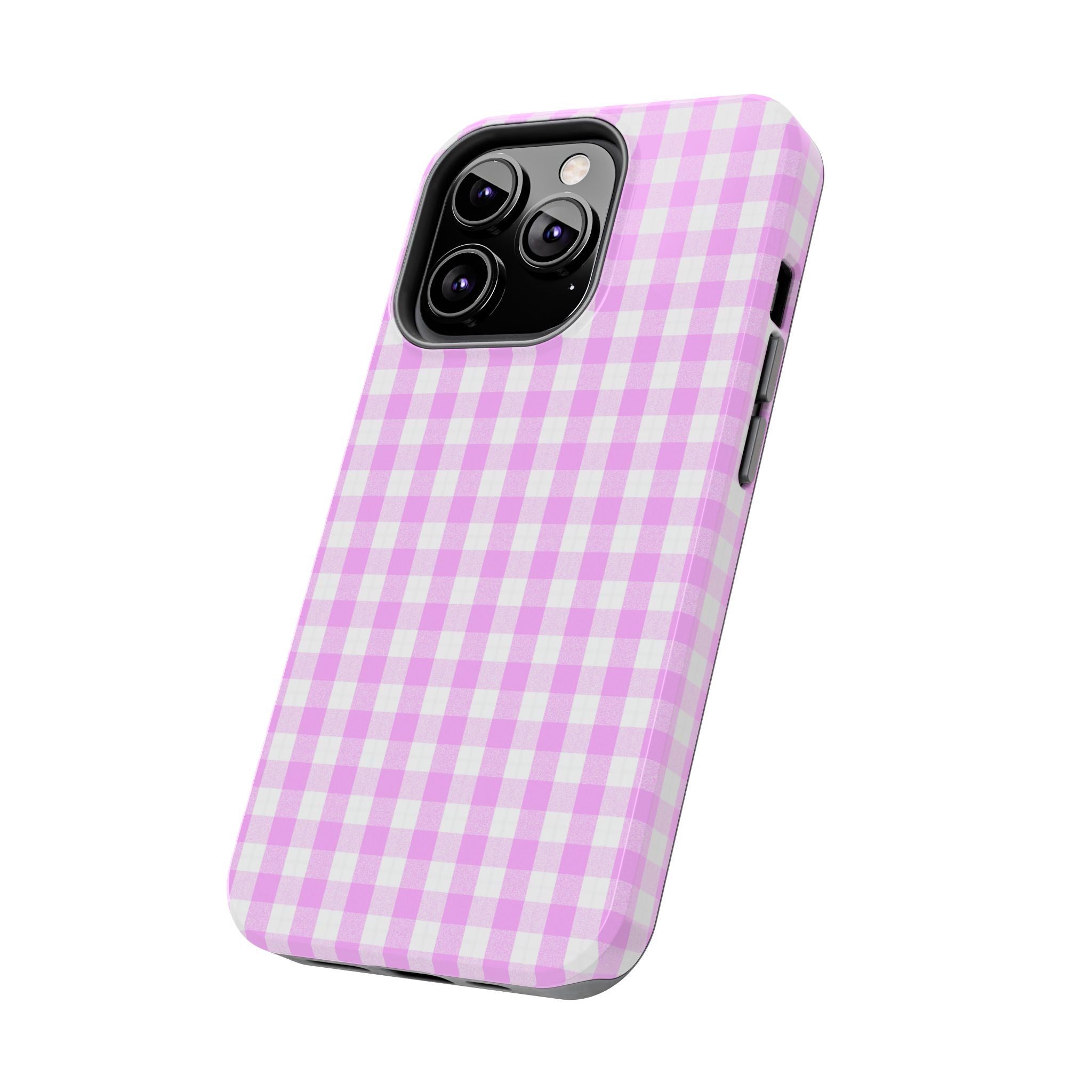 Pink Gingham Phone Case (Apple & Android)