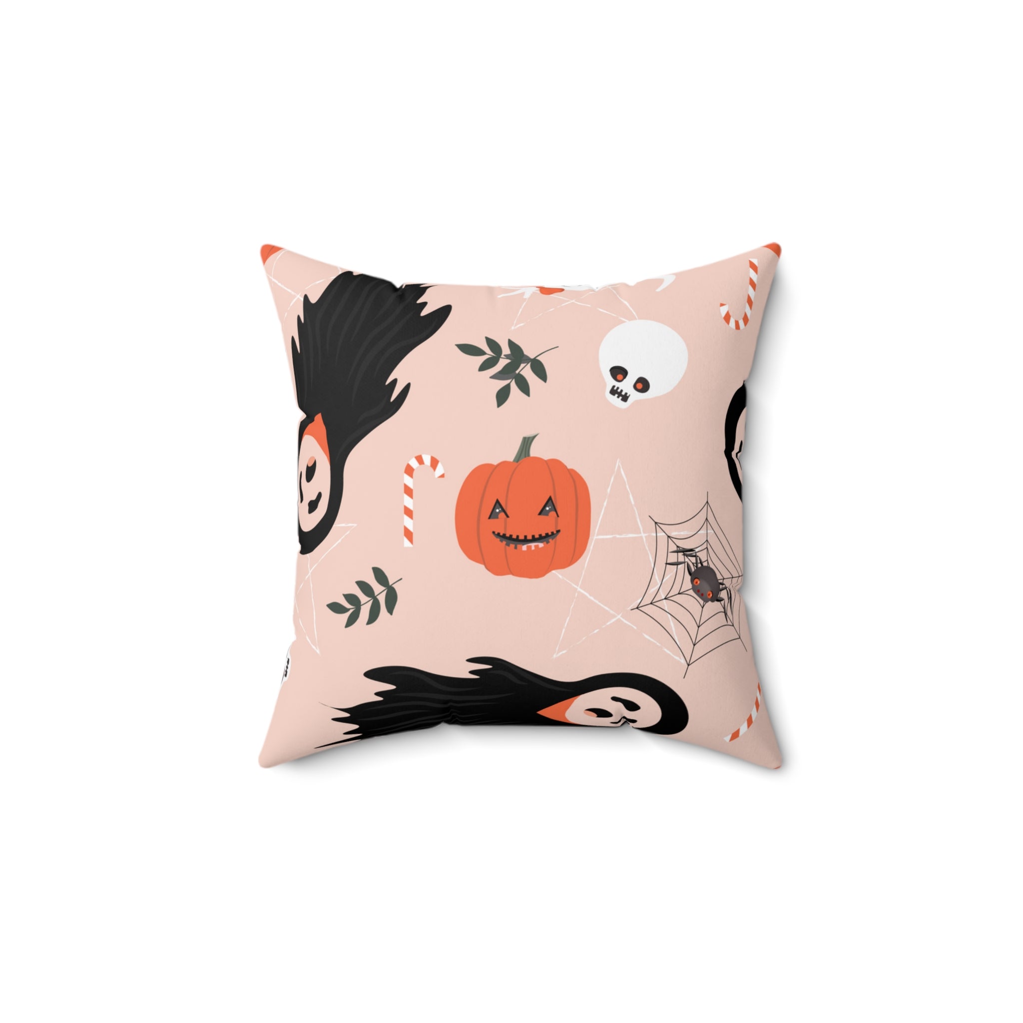 Ghostly Ghouls Square Pillow