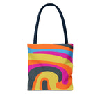 Funky Groove Swirl Tote Bag