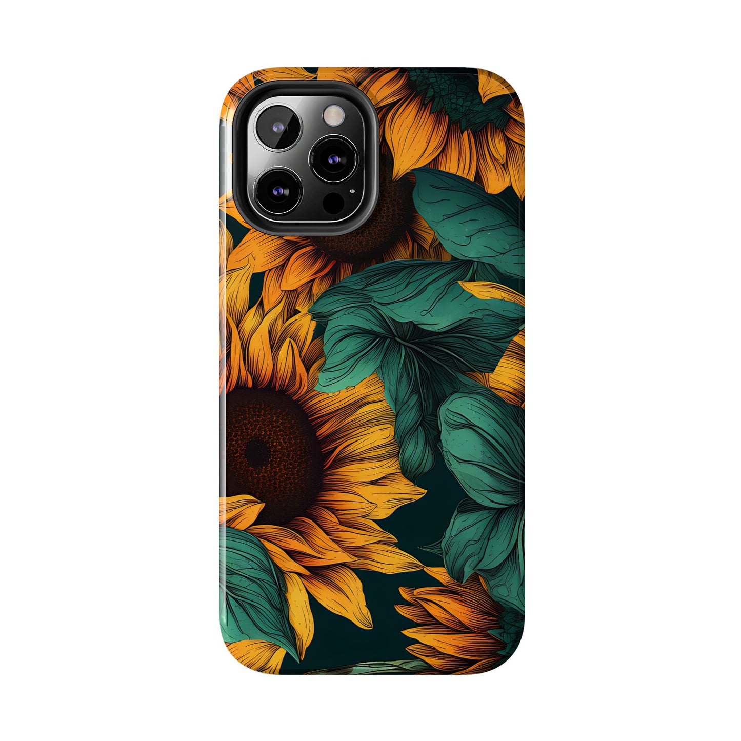 Dark Sunflower Phone Case