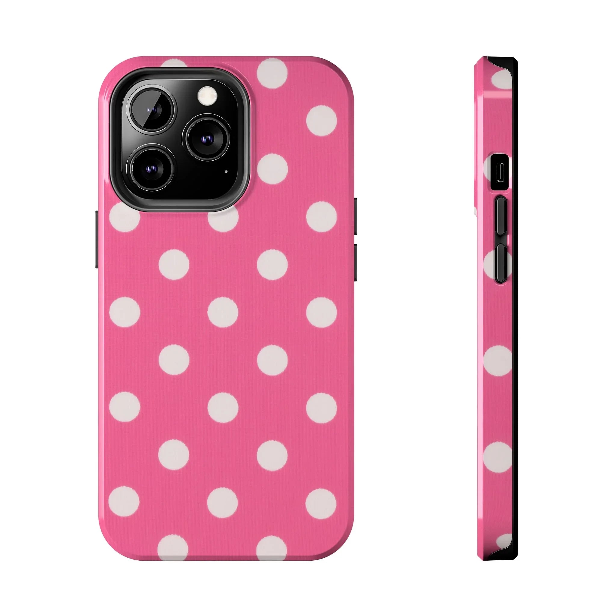 Pink Polka Dot Phone Case (Apple & Android) - Pink Sweetheart