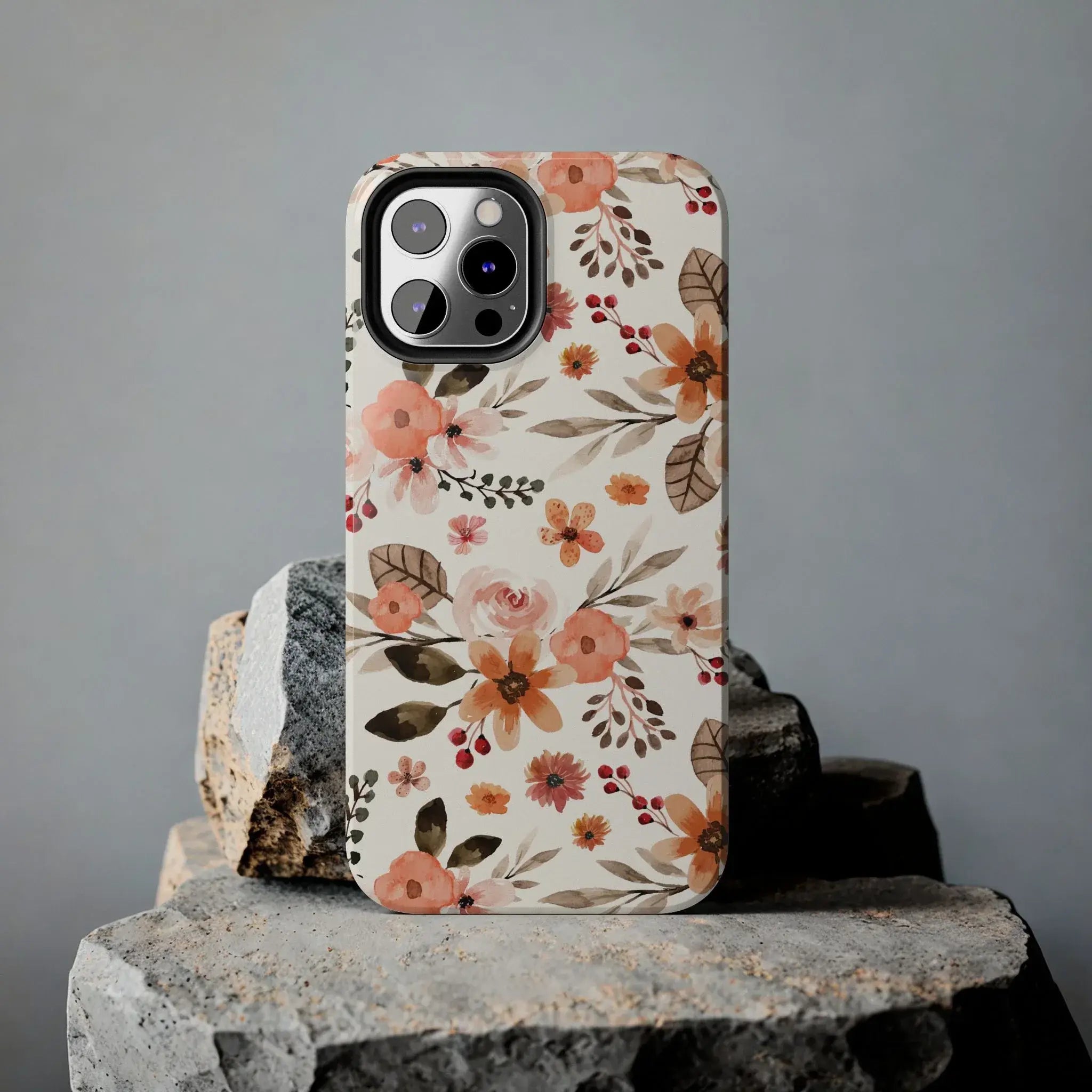 Timeless Vintage Florals Phone Case (Apple & Android) - Pink Sweetheart