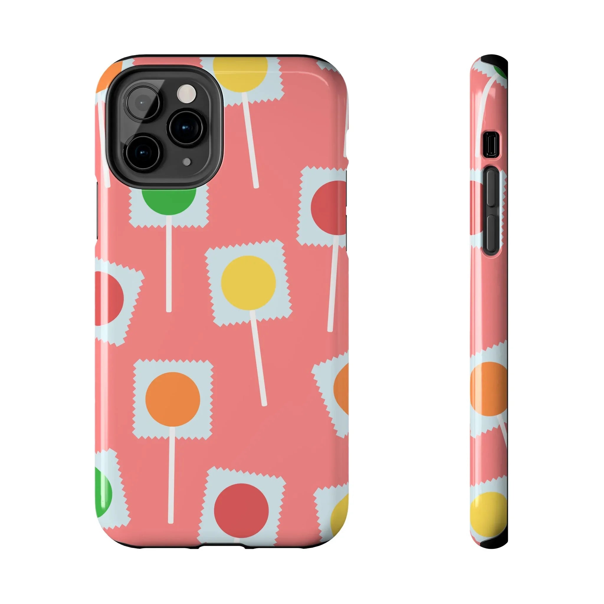 Lollipop Candy Phone Case (Apple & Android) - Pink Sweetheart