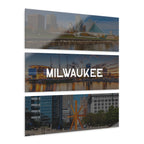 Milwaukee Skyline Acrylic Prints (Triptych)