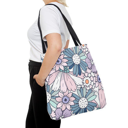 Vintage Floral Bloom Tote Bag