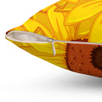 Sunflower Dream Square Pillow