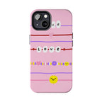 Bestie Bracelets Phone Case (Apple & Android) - Pink Sweetheart