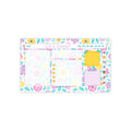 Neon Pop Blooming Florals Sticky Note Pad - Pink Sweetheart