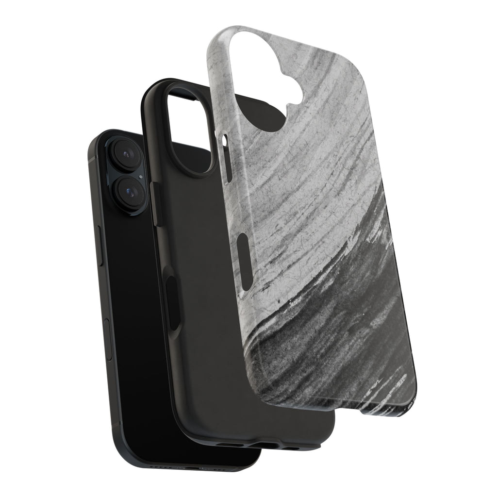 Black & Gray Phone Case (Apple & Android)