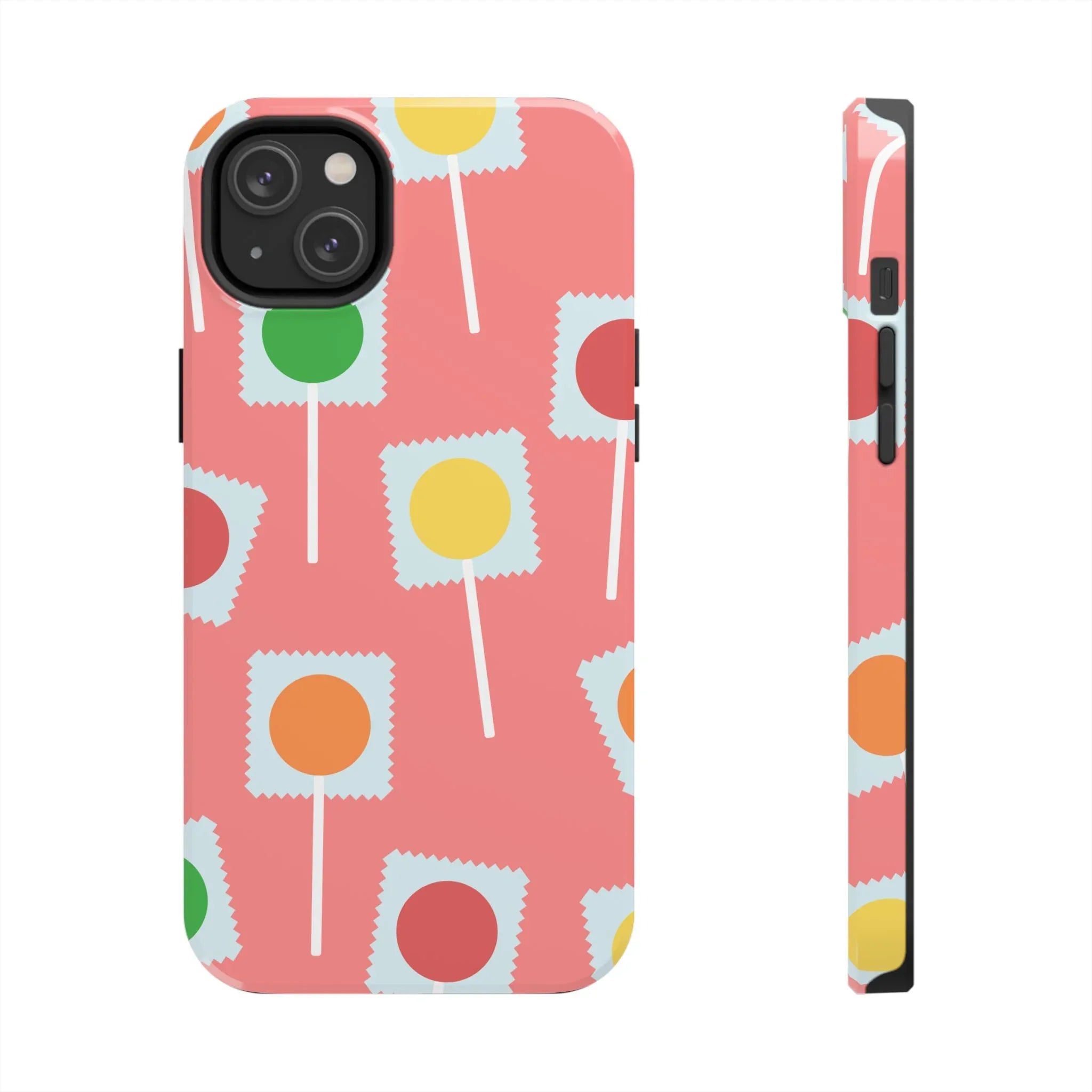 Lollipop Candy Phone Case (Apple & Android) - Pink Sweetheart