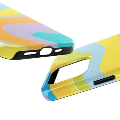 Colorful Pastel Marble Pattern Phone Case