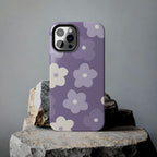 Pastel Purple Flowers Phone Case (Apple & Android)