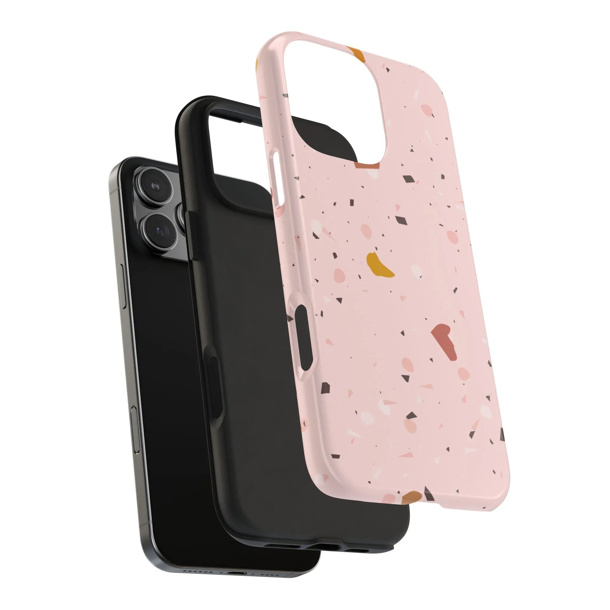 Pink Terrazzo Phone Case (Apple & Android) - Pink Sweetheart