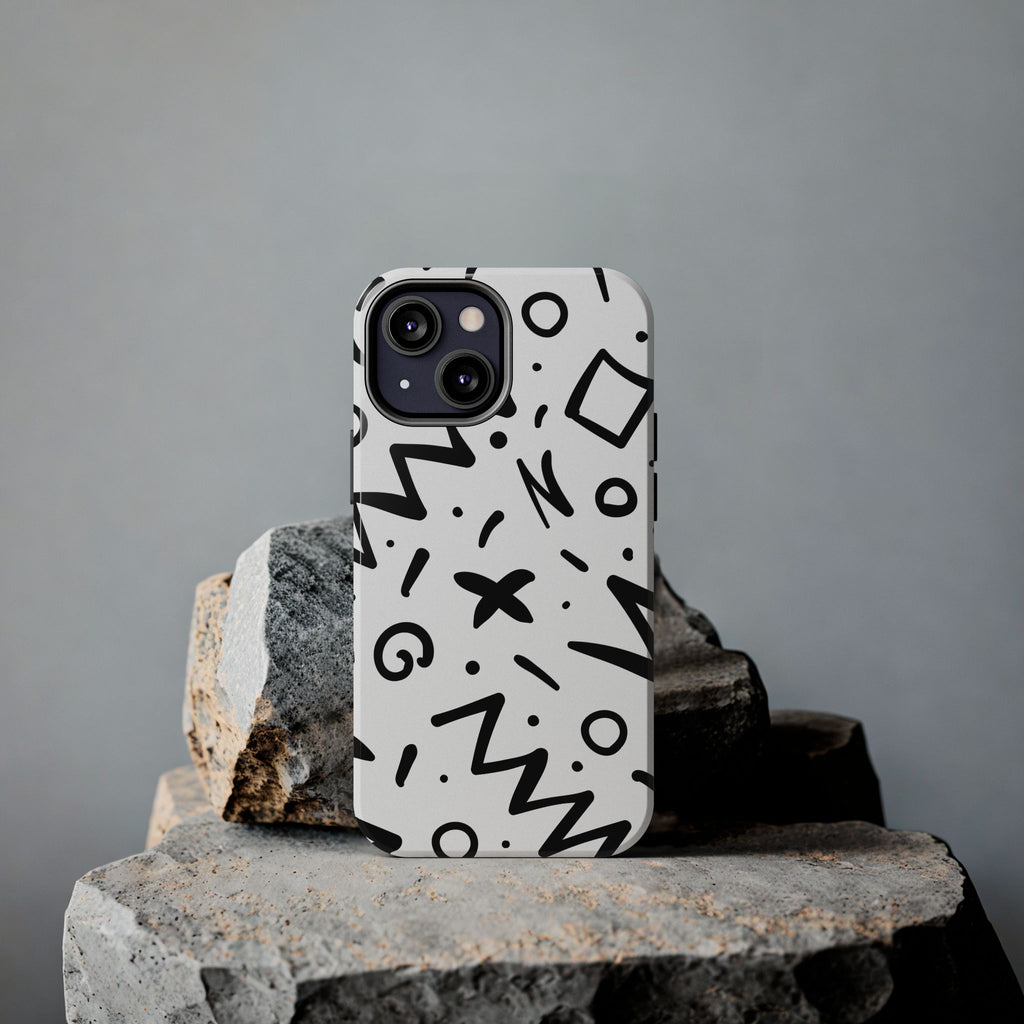 Abstract Memphis Pattern Phone Case (Apple & Android)