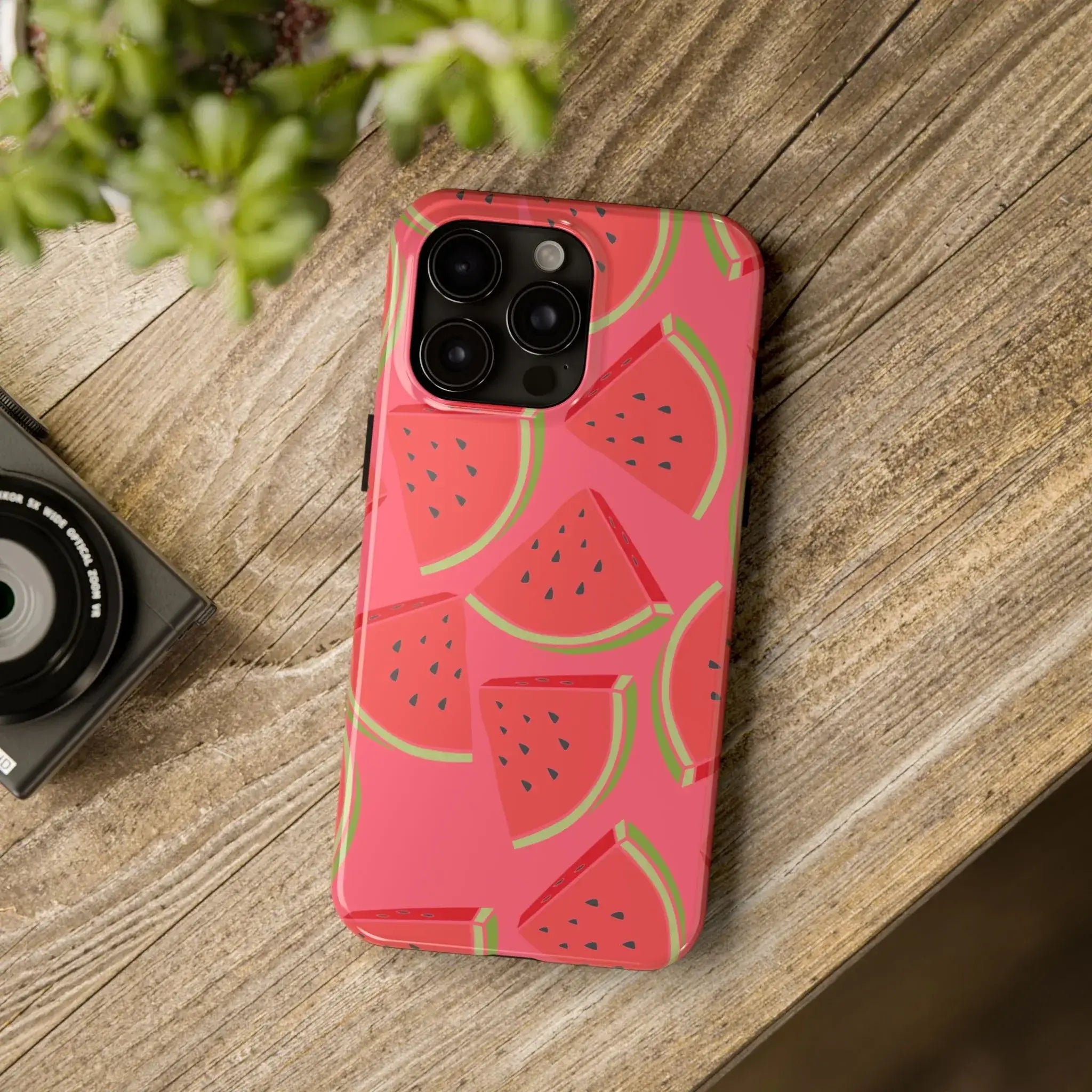 Watermelon Slices Phone Case (Apple & Android) - Pink Sweetheart