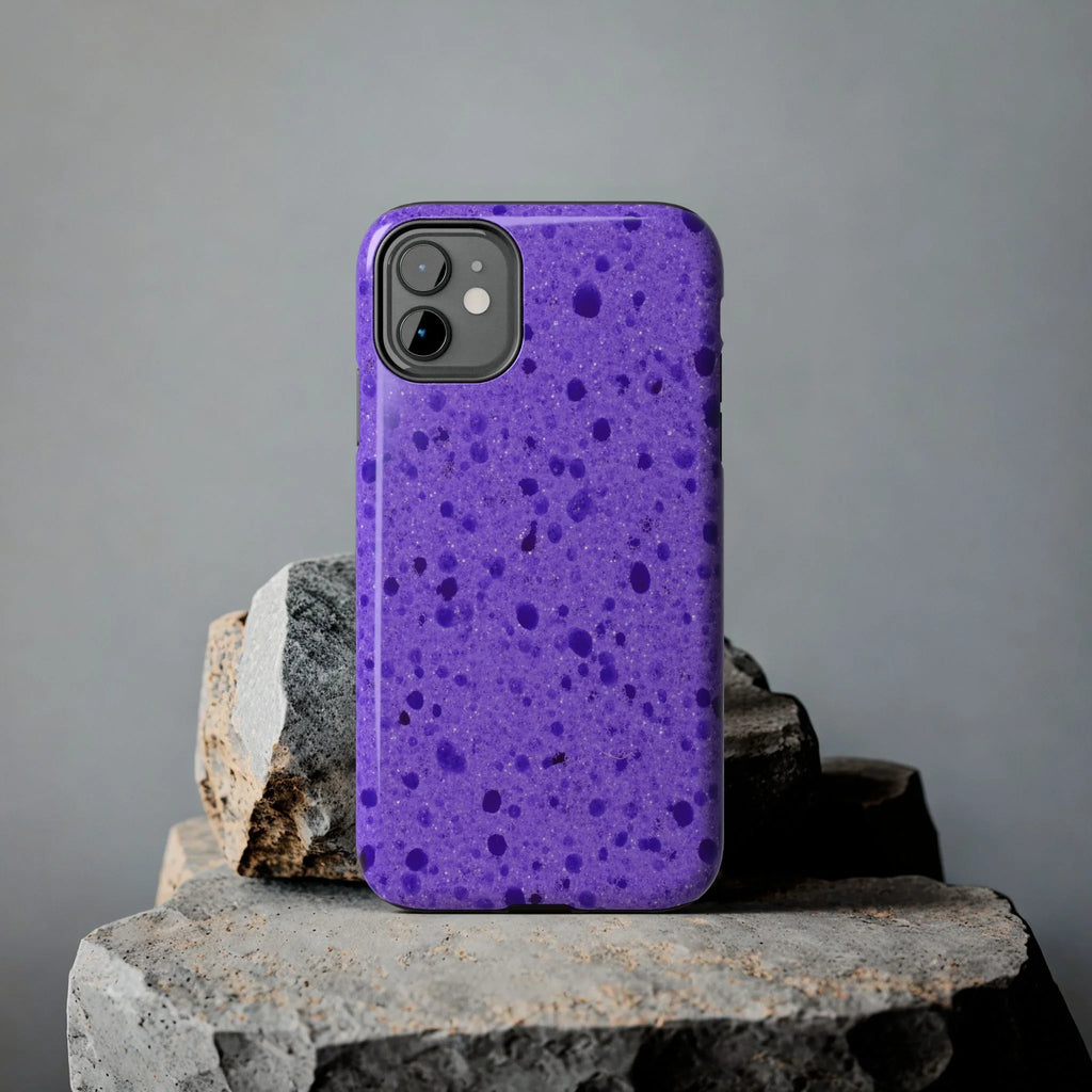 Purple Sponge Phone Case (Apple & Android) - Pink Sweetheart