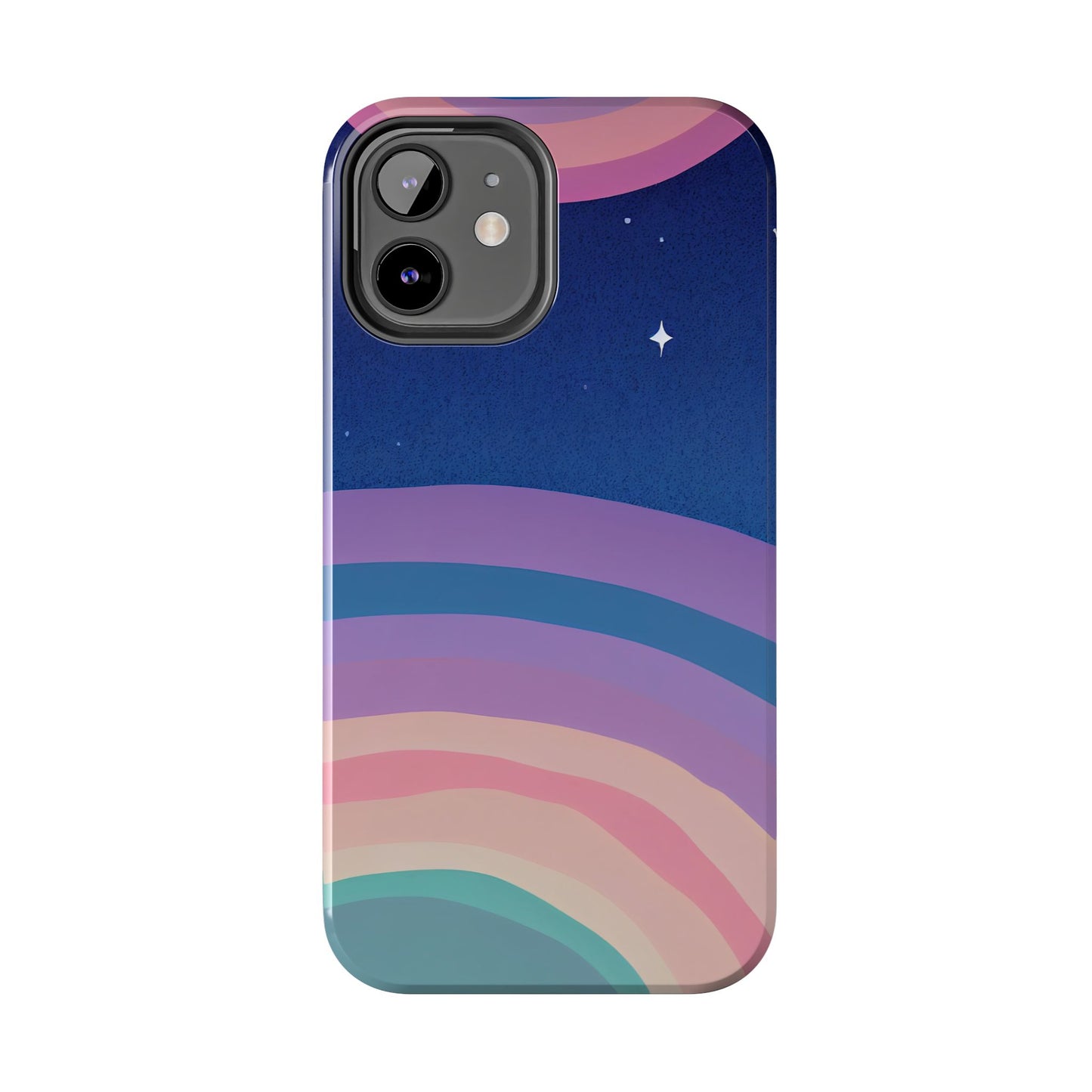 Midnight Rainbows Phone Case