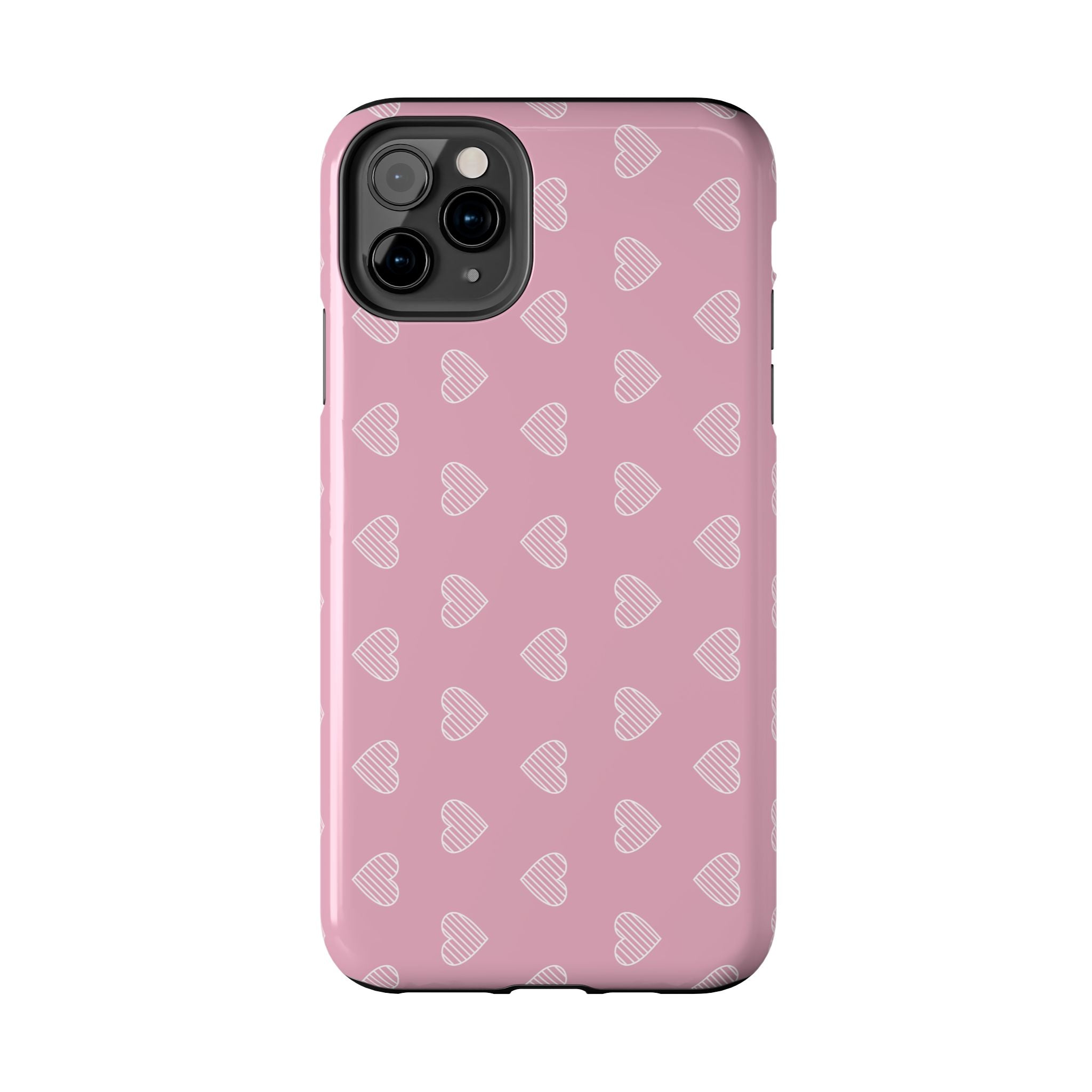 Infinite Pink Hearts Phone Case (Apple & Android)