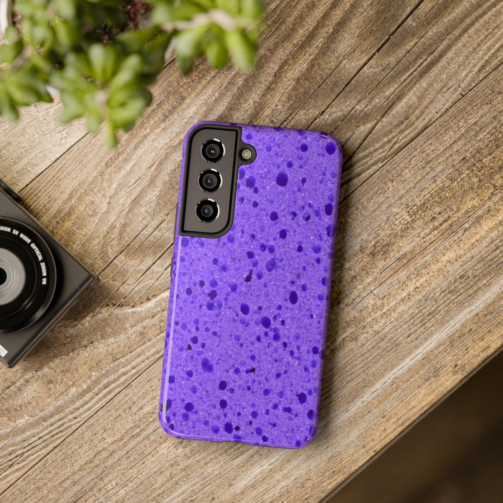 Purple Sponge Phone Case (Apple & Android)