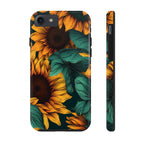 Dark Sunflower Phone Case (Apple & Android)