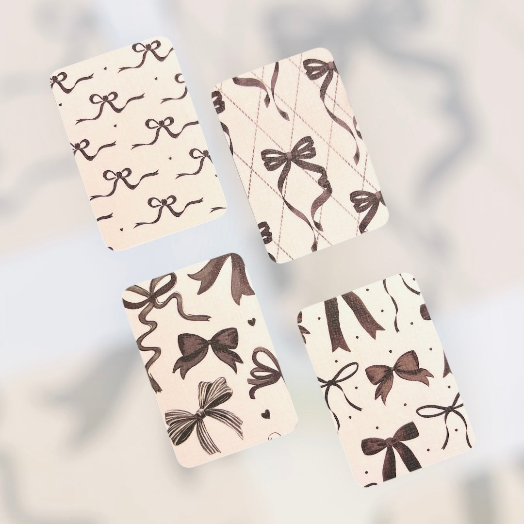 Decorative Wallet Cards 4pcs