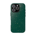 Emerald Gold Flecked Phone Case (Apple & Android)