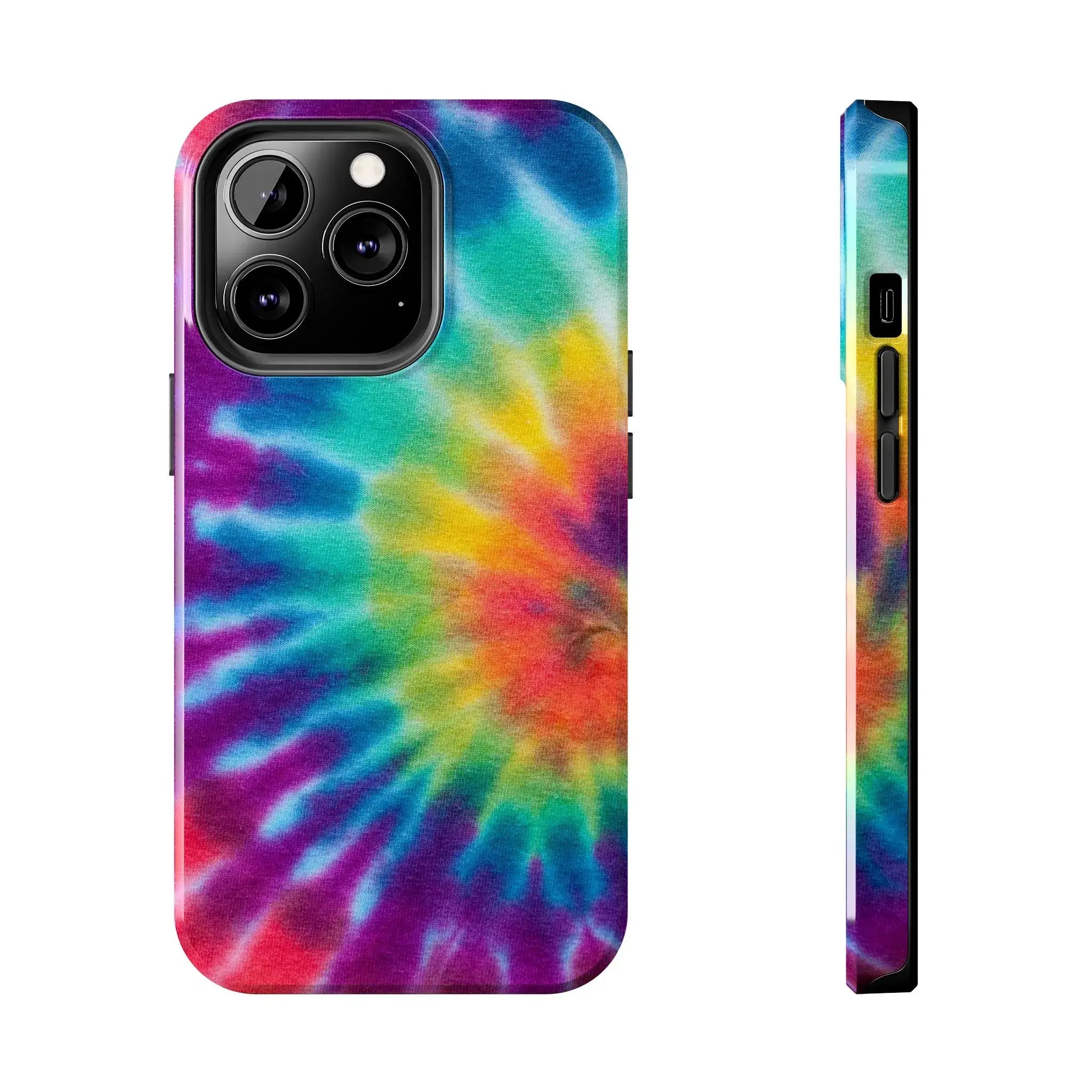 Groovy Tie Dye Phone Case (Apple & Android) - Pink Sweetheart