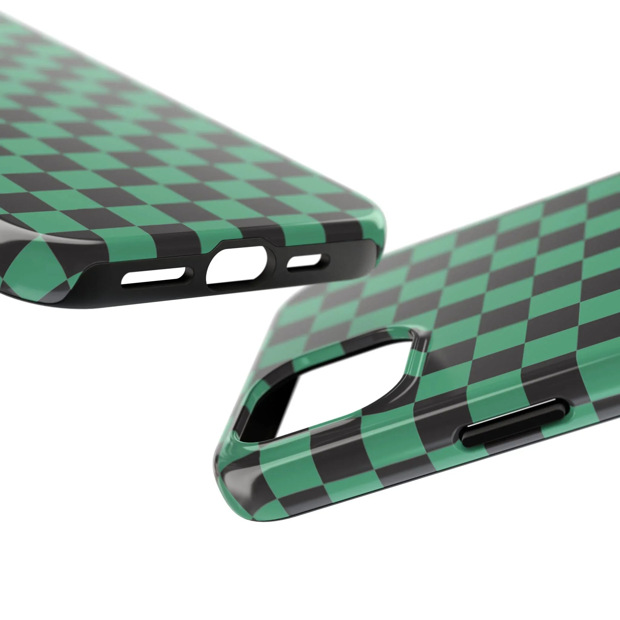 Checkered Kimono Tough Phone Case (Apple & Android) - Pink Sweetheart