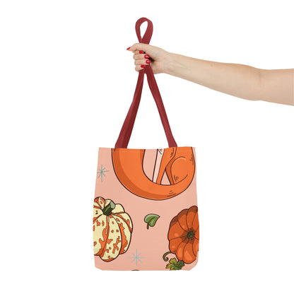 Foxy Pumpkin Patch Tote Bag