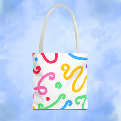 Colorful Doodles Tote Bag