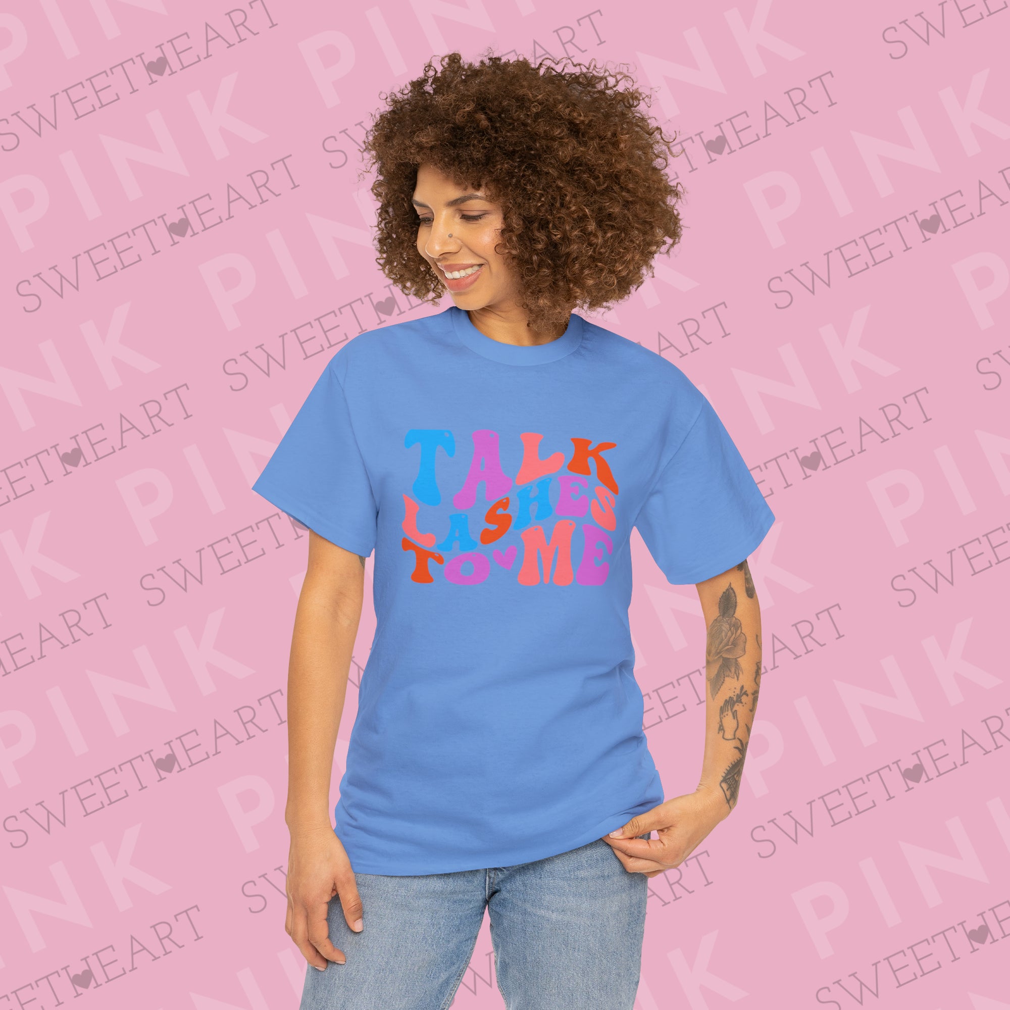 Talk Lashes to Me Cotton Tee