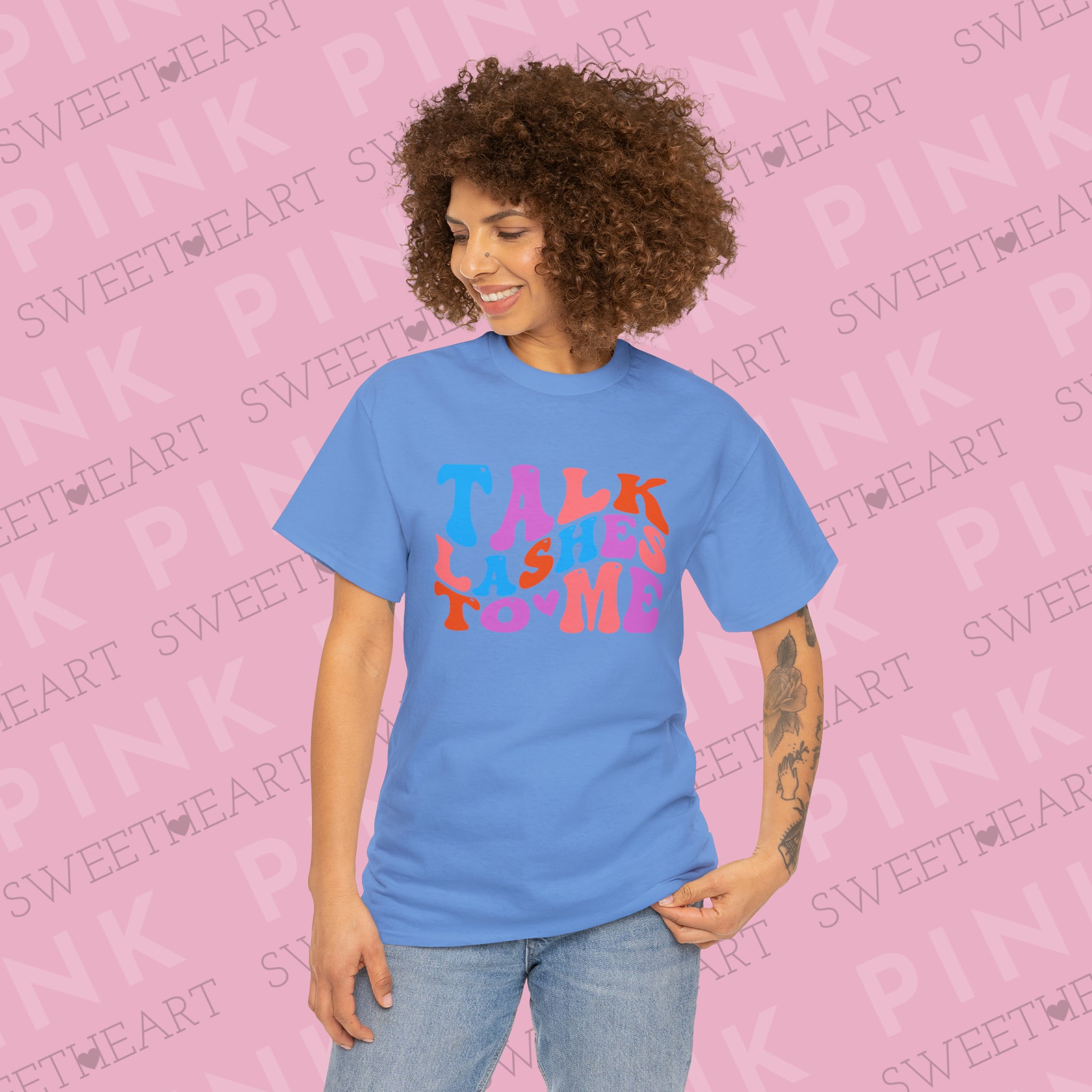 Talk Lashes to Me Cotton Tee