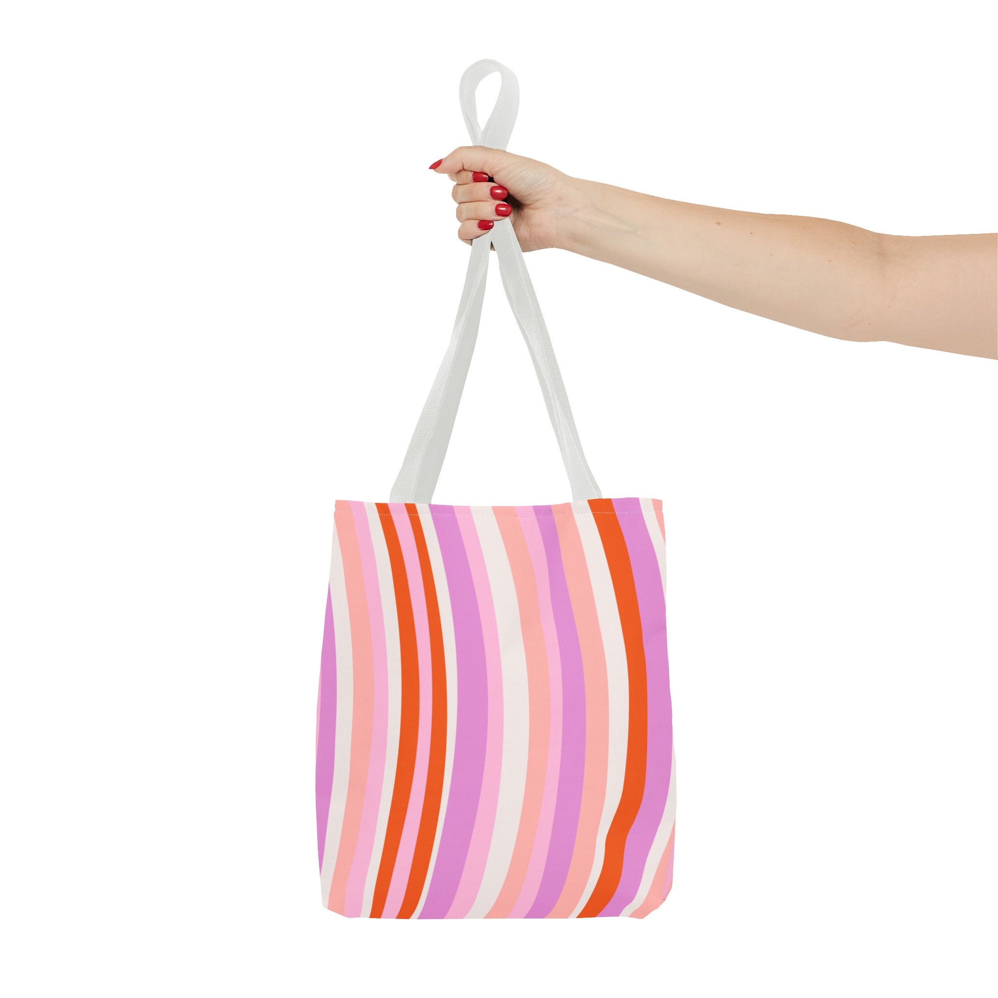 Retro Groovy Waves Tote Bag