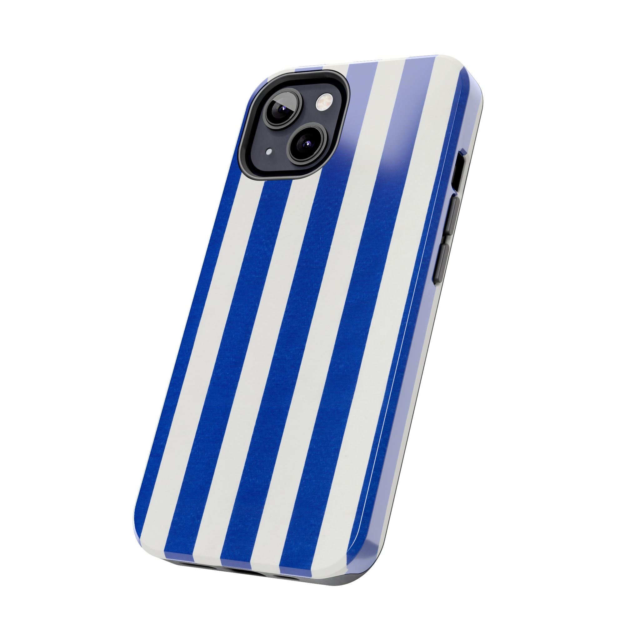 Blue & White Stripes Phone Case (Apple & Android)