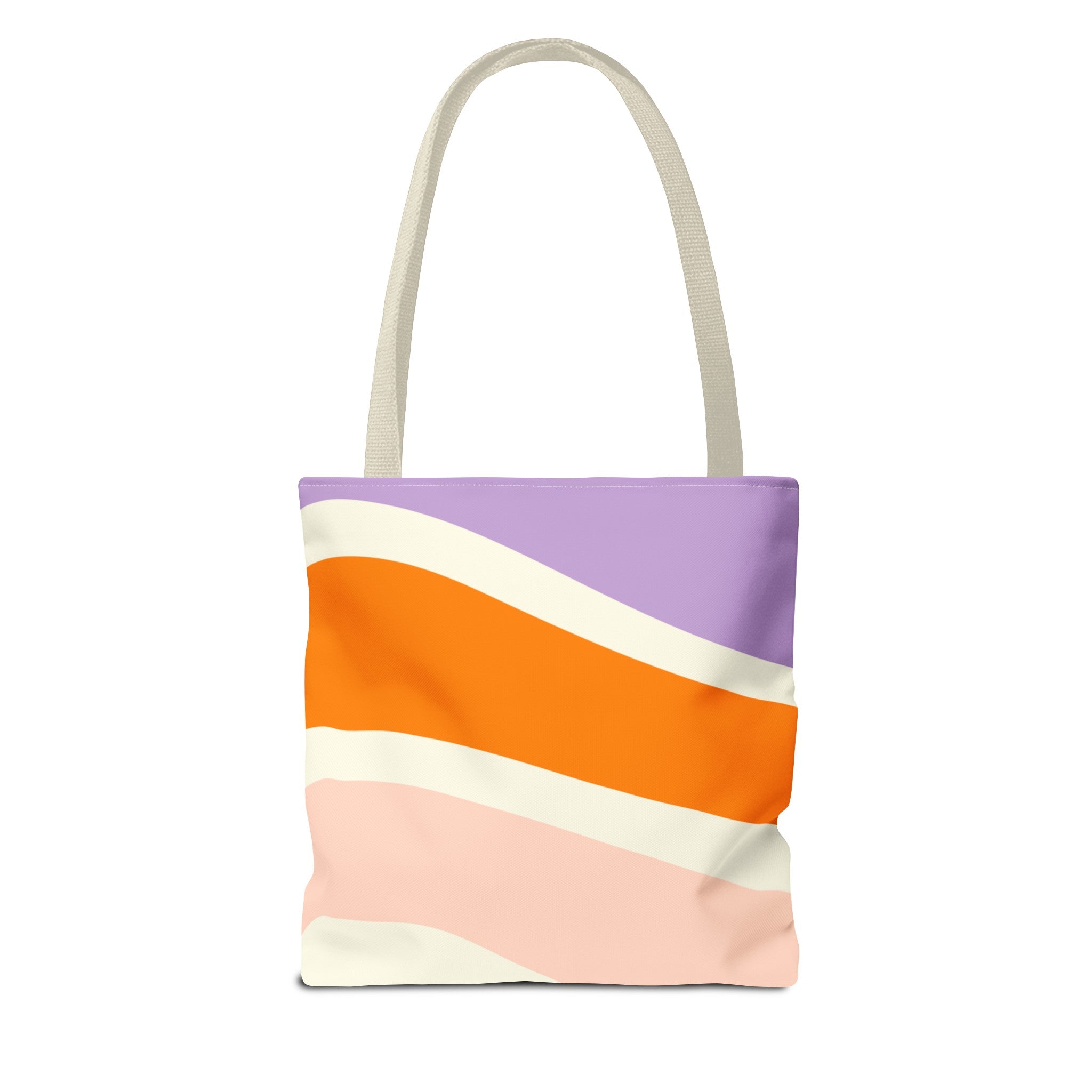 Retro Color Wave Tote Bag