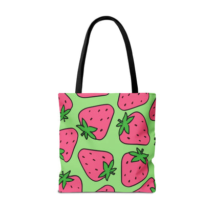 Cartoon Strawberries Tote Bag